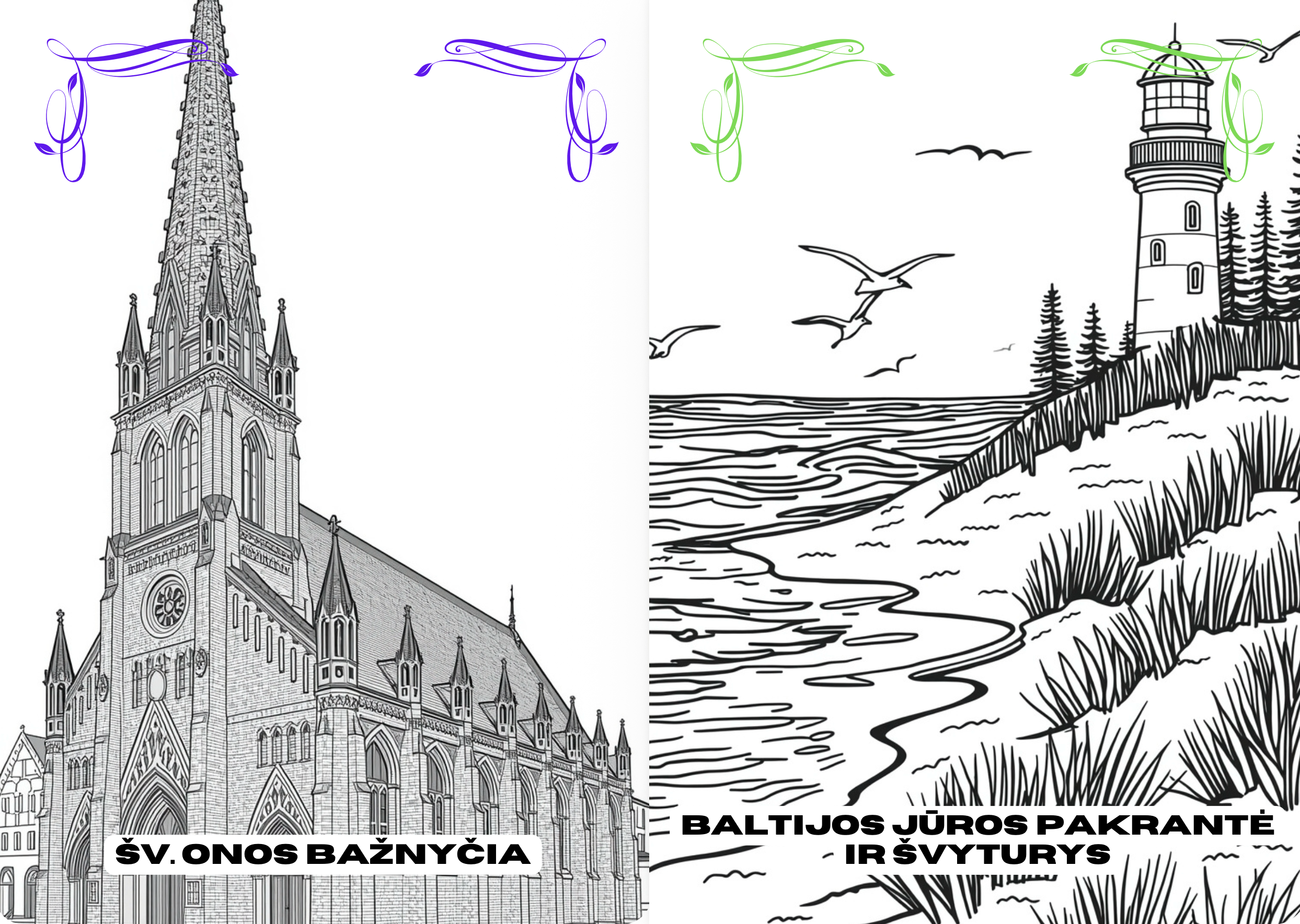 Lietuviškų Simbolių Spalvinimo Knyga - Gyvybės Medis